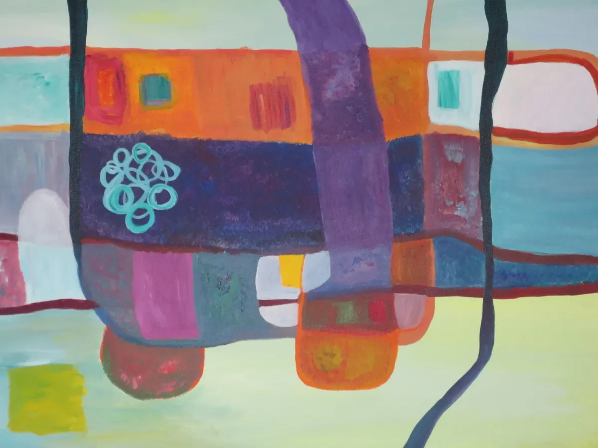 Abstracts, EM-007 — Acrylic on canvas
