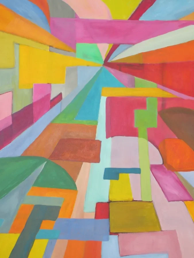 Abstracts, EM-009 — Acrylic on canvas