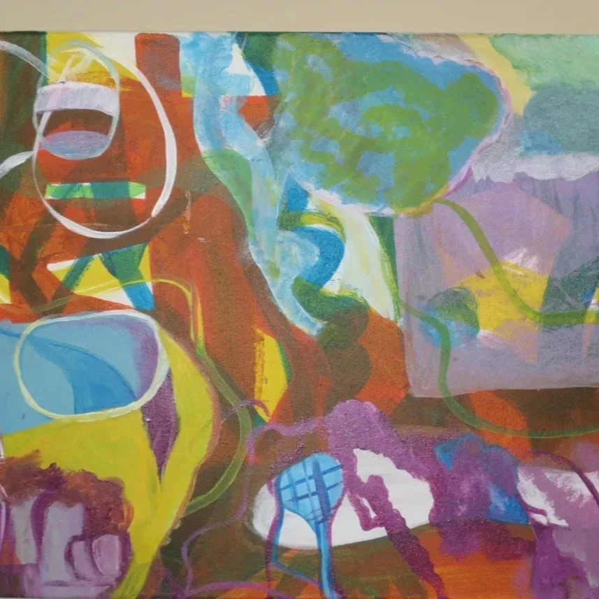Abstracts, EM-010 — Acrylic on canvas