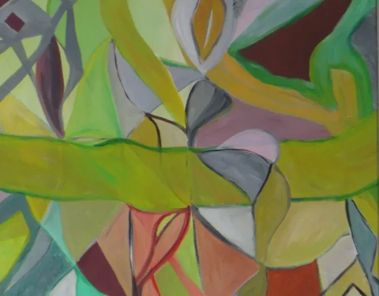 Abstracts, EM-016 — Acrylic on canvas