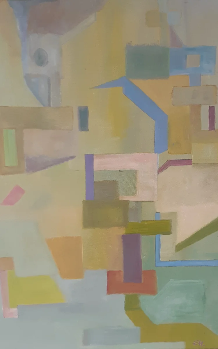 Abstracts, EM-024 — Acrylic on canvas