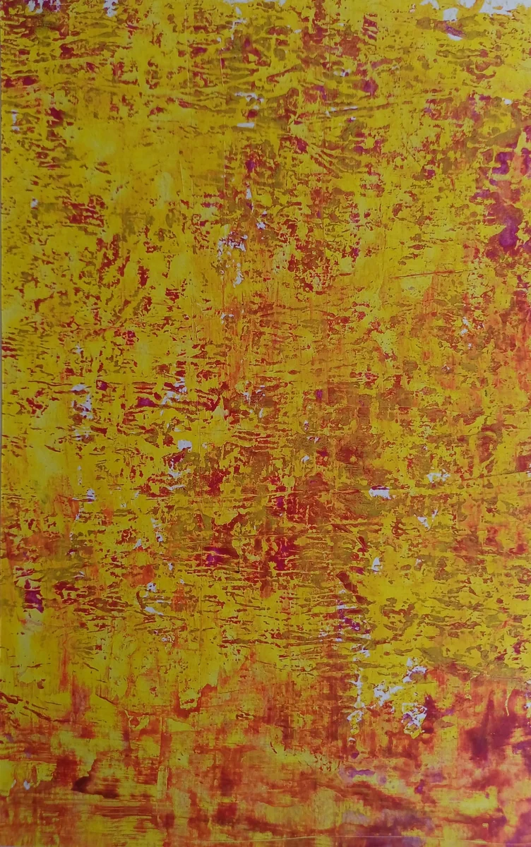 Nature & landscapes, EM-034 — Monotype with acrylic on paper