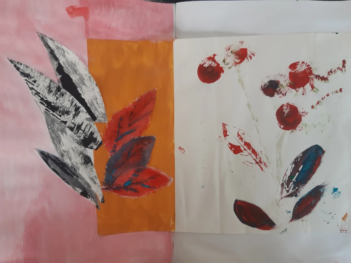 Nature & landscapes, EM-048 — Acrylic, Chinese ink and cotton on paper