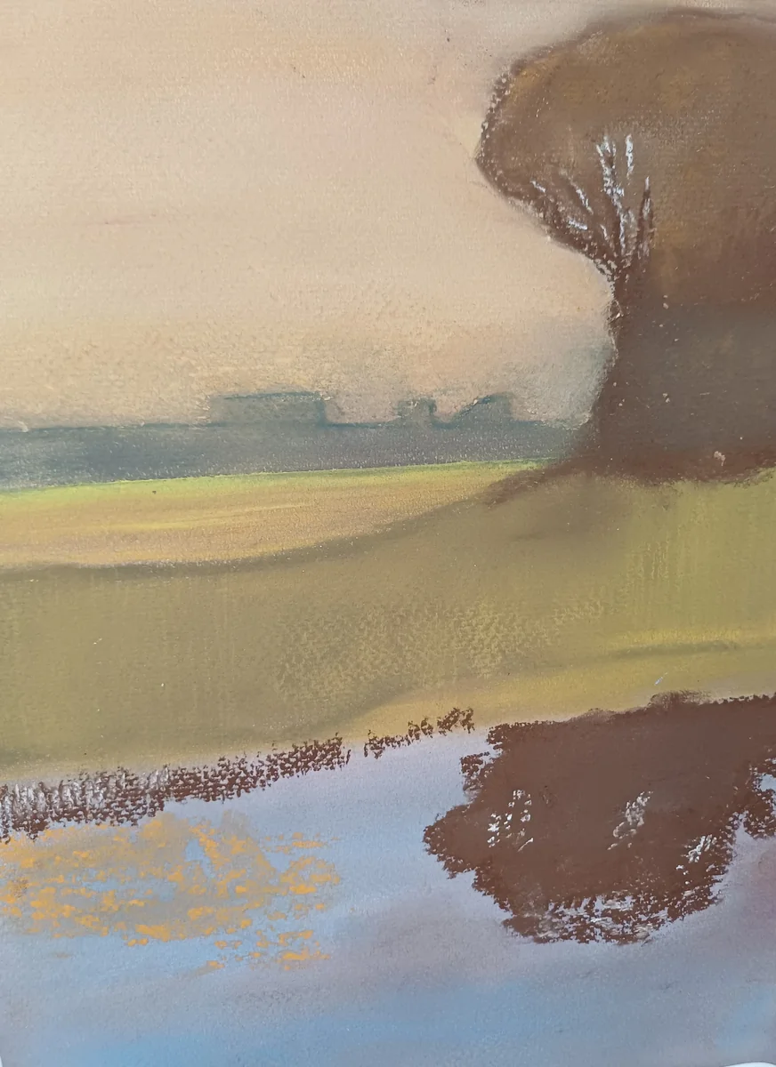 Nature & landscapes, EM-049 — Pastel on paper