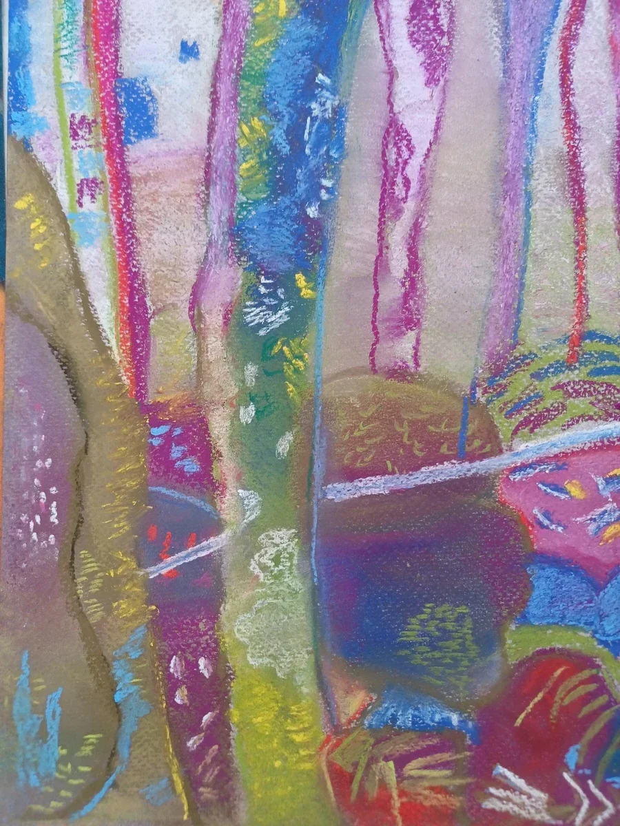 Nature & landscapes, EM-050 — Pastel on paper