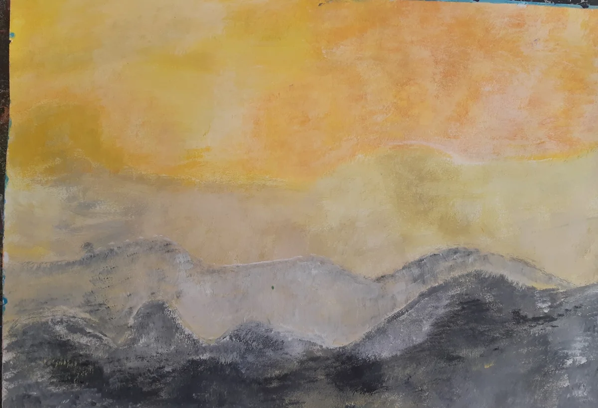 Nature & landscapes, EM-065 — Acrylic on paper