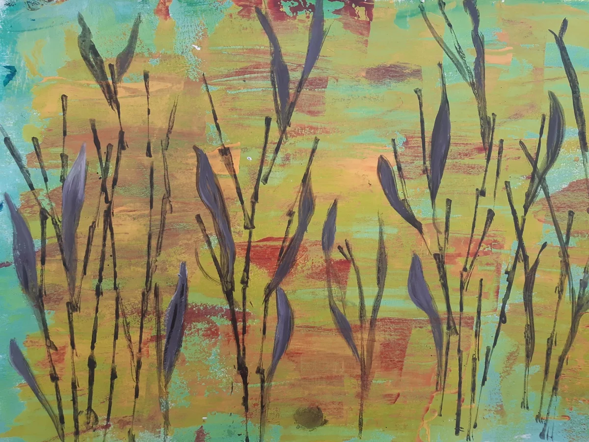 Nature & landscapes, EM-067 — Acrylic on paper