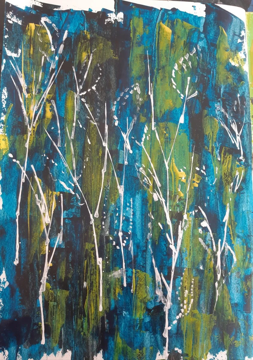 Nature & landscapes, EM-068 — Acrylic on paper