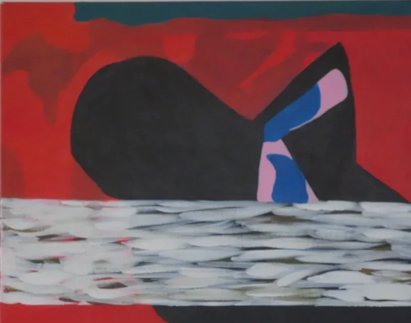 Human figures, EM-115 — Acrylic on canvas