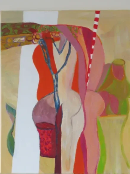 Human figures, EM-116 — Acrylic on canvas