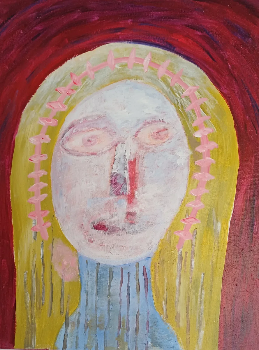 Human figures, EM-121 — Acrylic on canvas